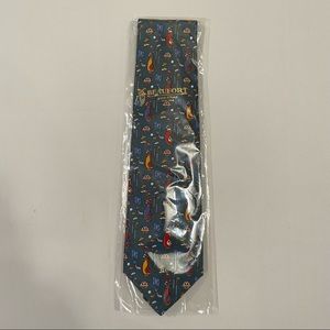 Vintage Beaufort Golfers Tie Made in Italy & Pure Silk NWT!